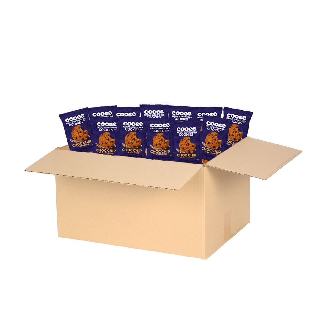 Chocolate Chip &amp; Wattle Seed cookie 30g - Box of 150