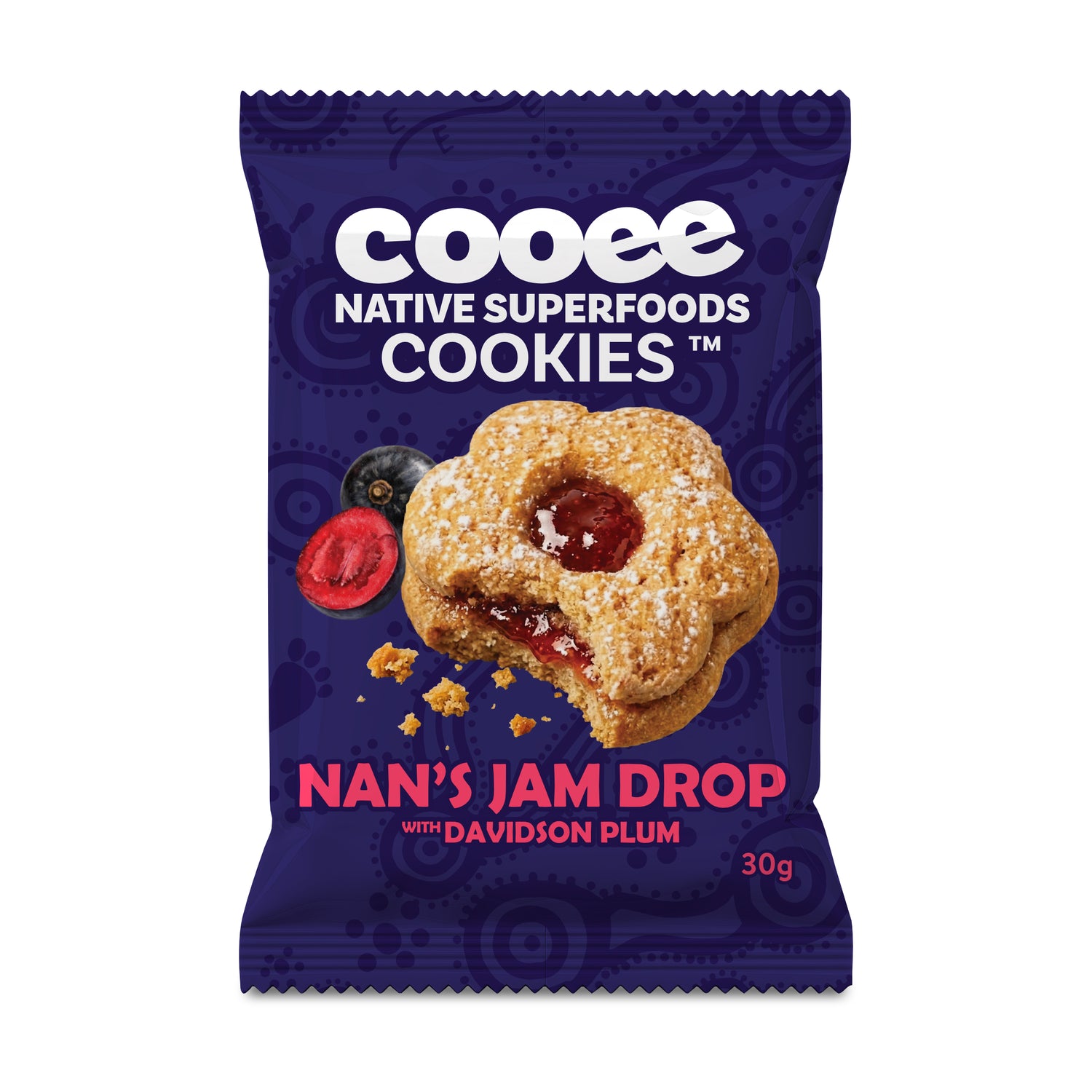 Nan’s Jam Drop with Davidson Plum Cookie 30g