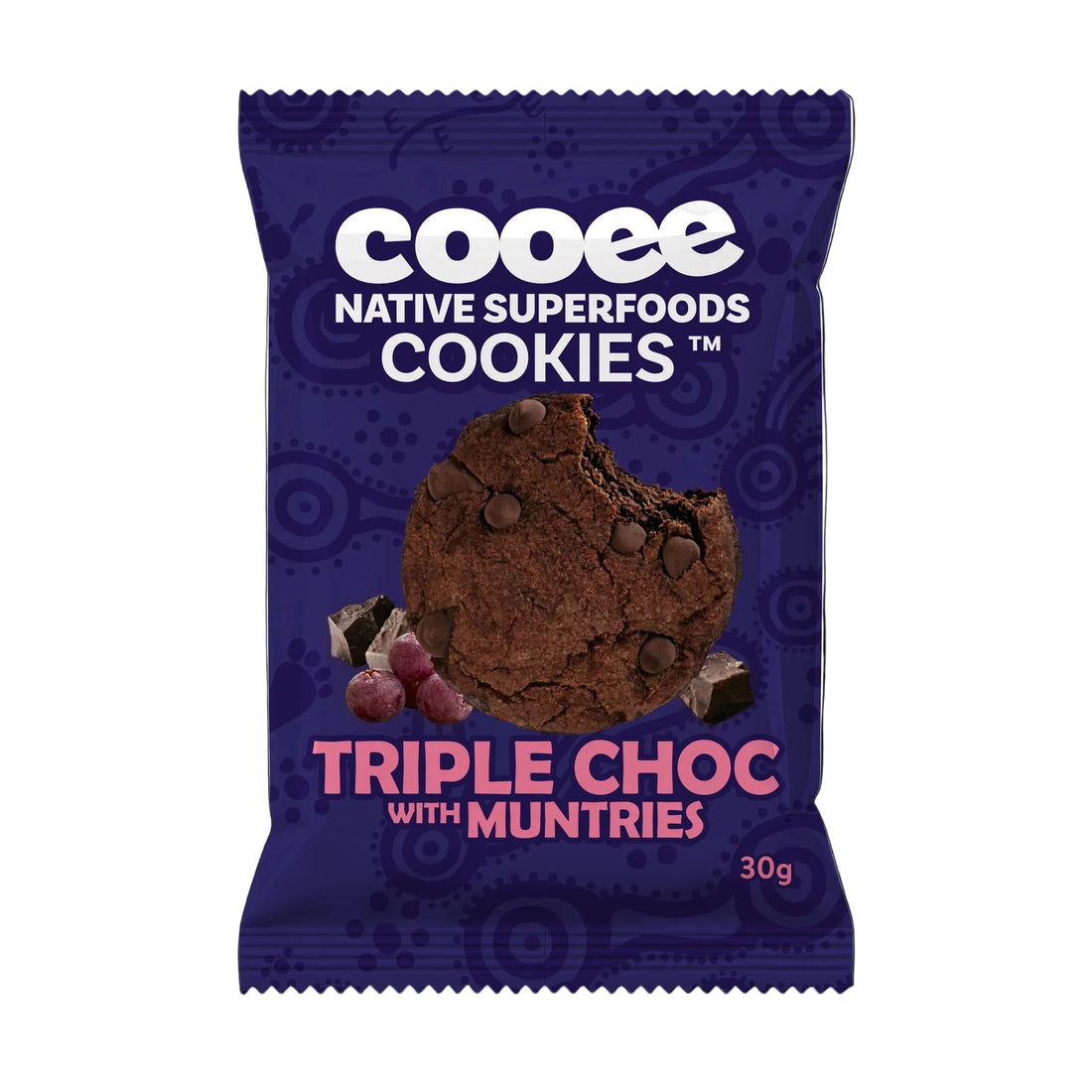 Triple Chocolate &amp; Muntries Cookie 30g