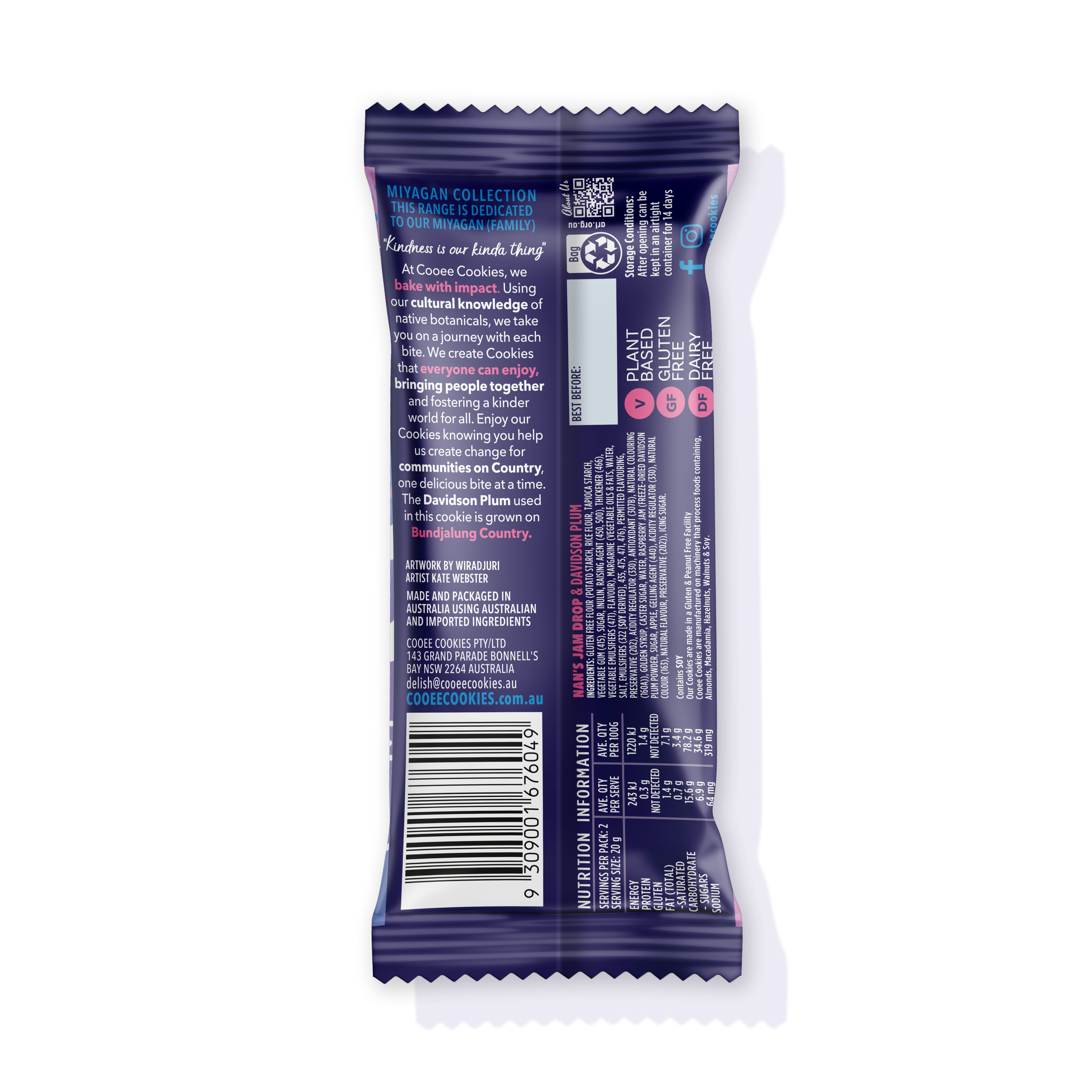 Nan’s Jam Drop with Davidson Plum Cookie Twin Pack