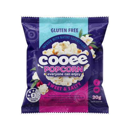 Sweet &amp; Salty Popcorn infused with Native Strawberry Gum