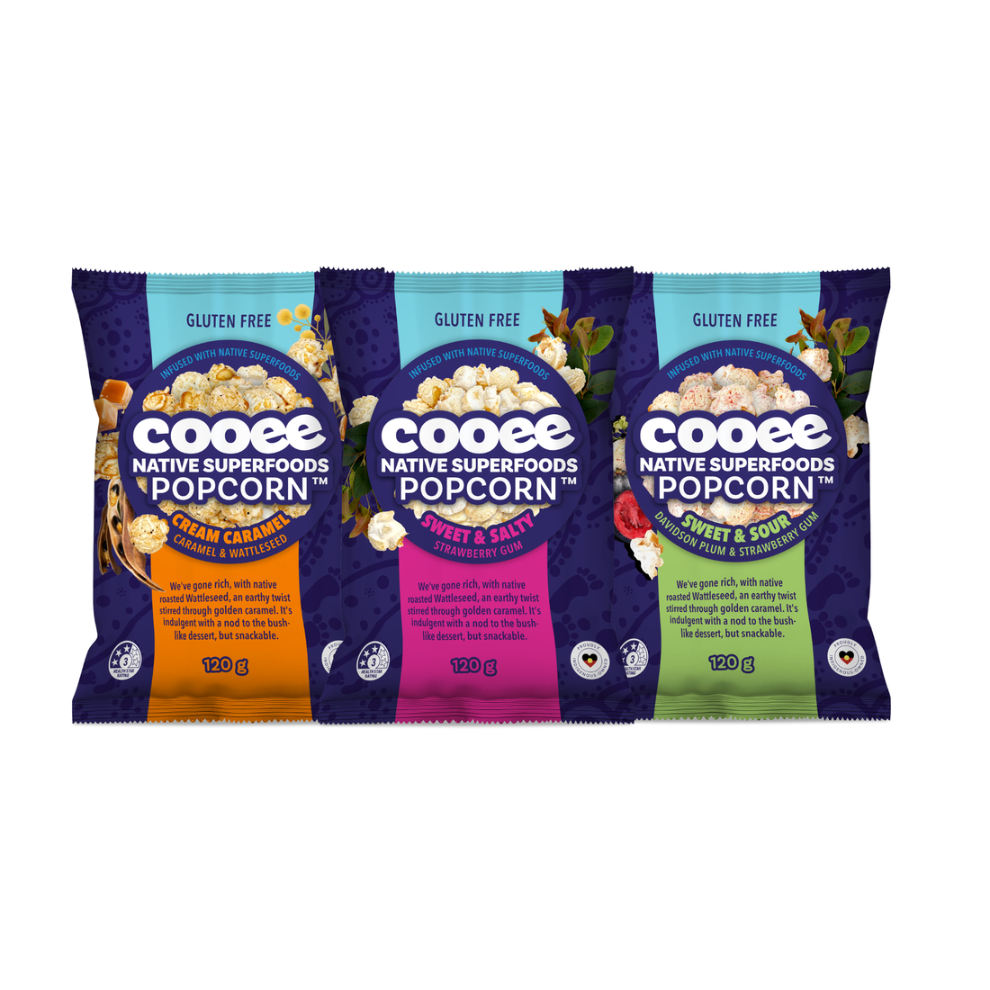 Cooee Popcorn 120g bundle